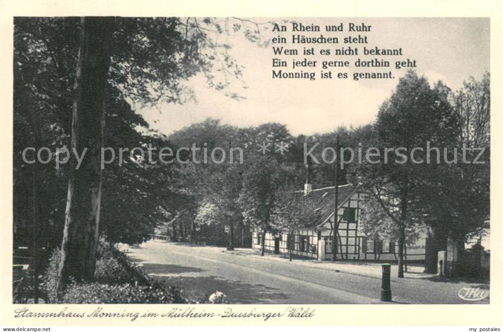 Muelheim Ruhr Stammhaus Monning im Muelheim-Duisburger Wald Fachwerkhaus