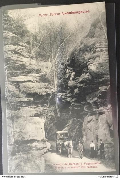 Luxembourg carte postale de Müllerthal Petite Suisse