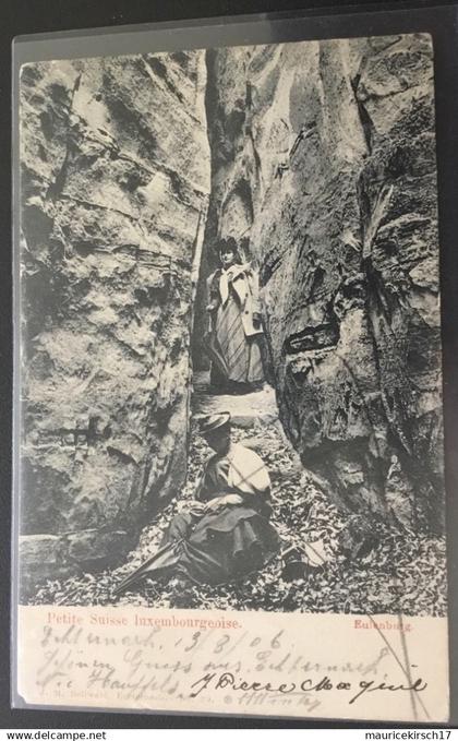 Luxembourg carte postale de Müllerthal Petite Suisse 1906