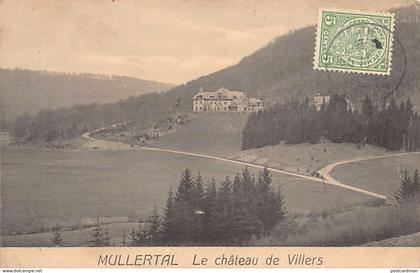 Luxembourg - MÜLLERTHAL - Le château de Villers - Ed. P. C. Schoren
