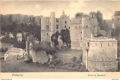 Luxembourg - MÜLLERTHAL - Ruines de Beaufort - Ed. Nels Série 6 N. 38