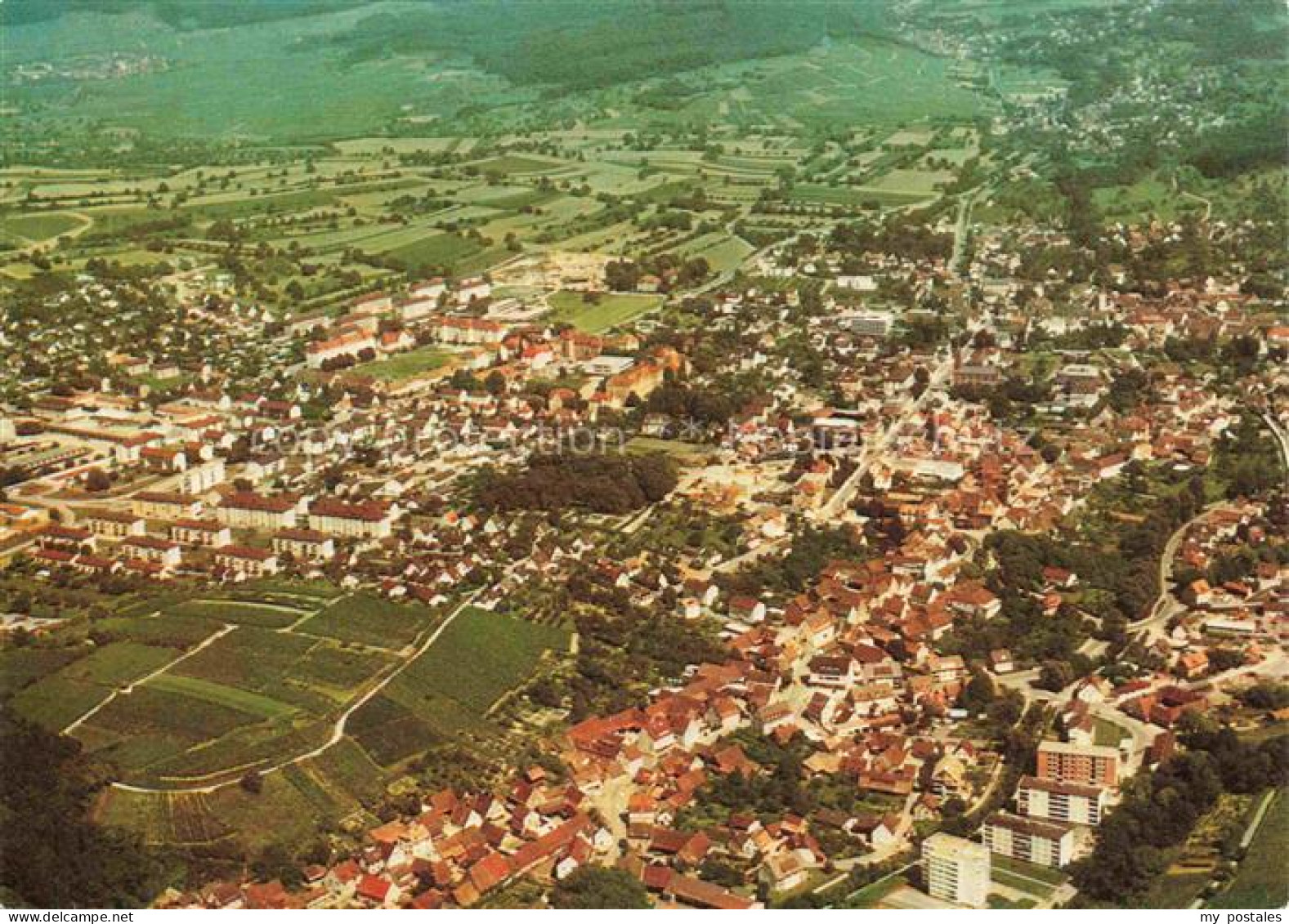 Muellheim Baden Fliegeraufnahme