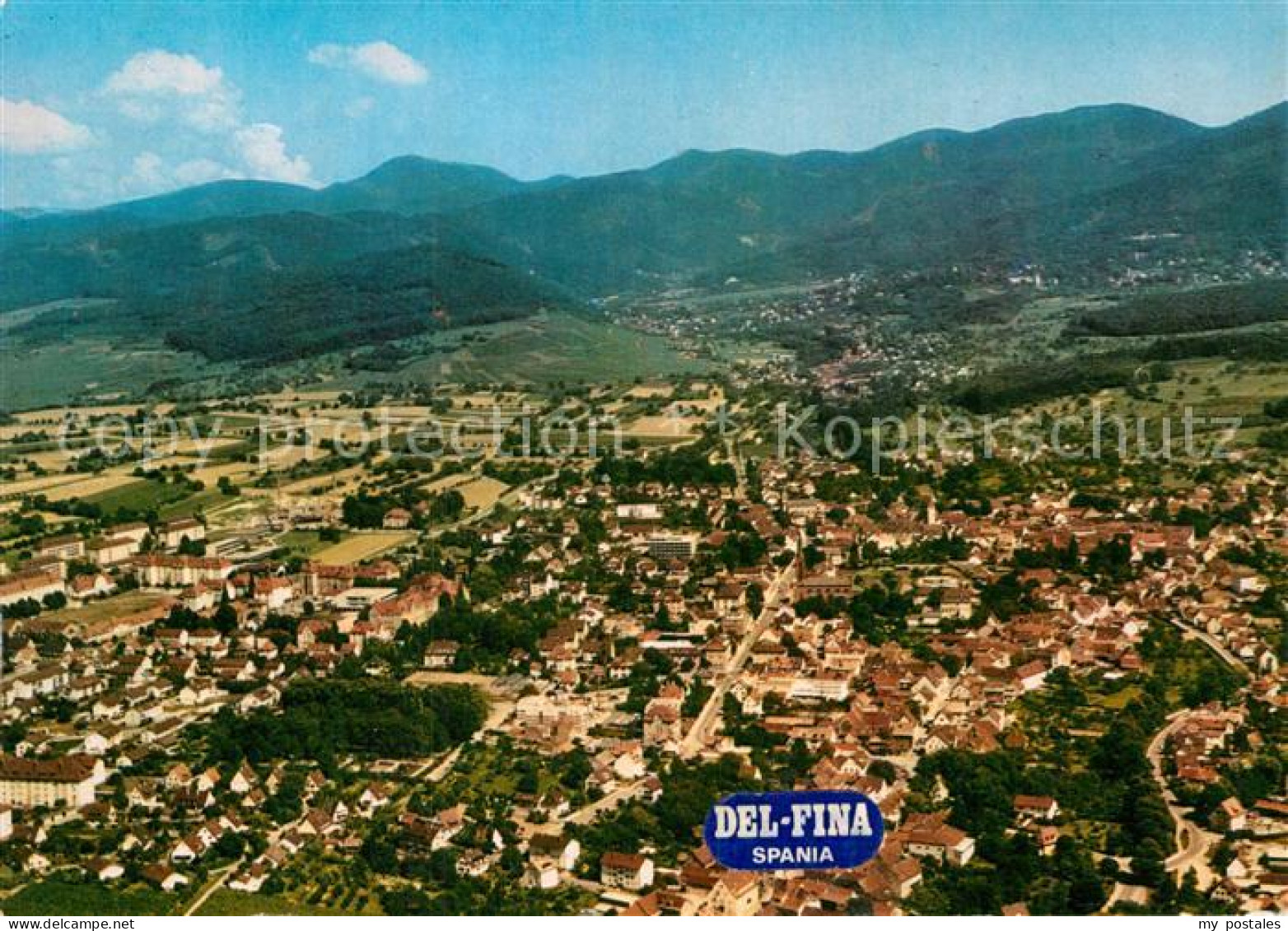 Muellheim Baden Fliegeraufnahme