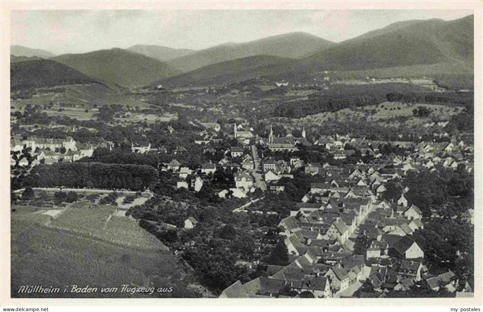 Muellheim Baden Fliegeraufnahme