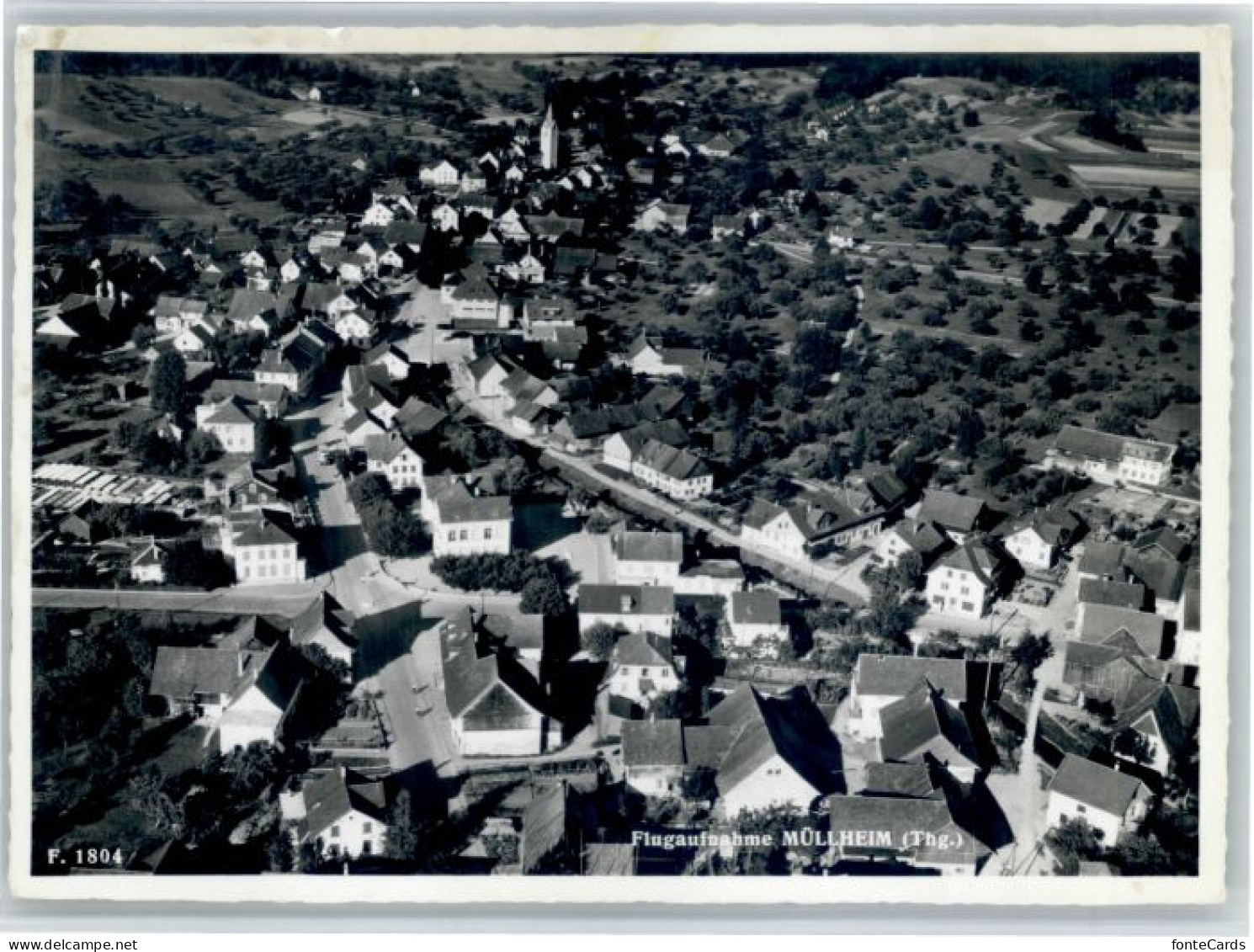 Muellheim Steckborn Muellheim Dorf Fliegeraufnahme