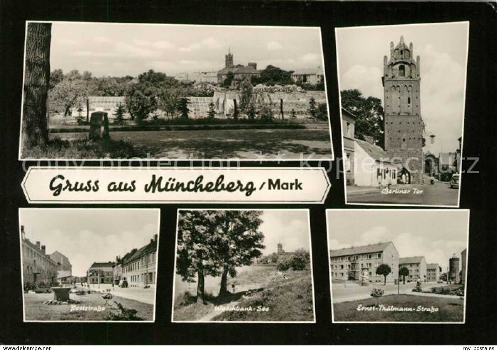 Muencheberg Berliner Tor Ernst-Thaelmann-Strasse Poststrasse