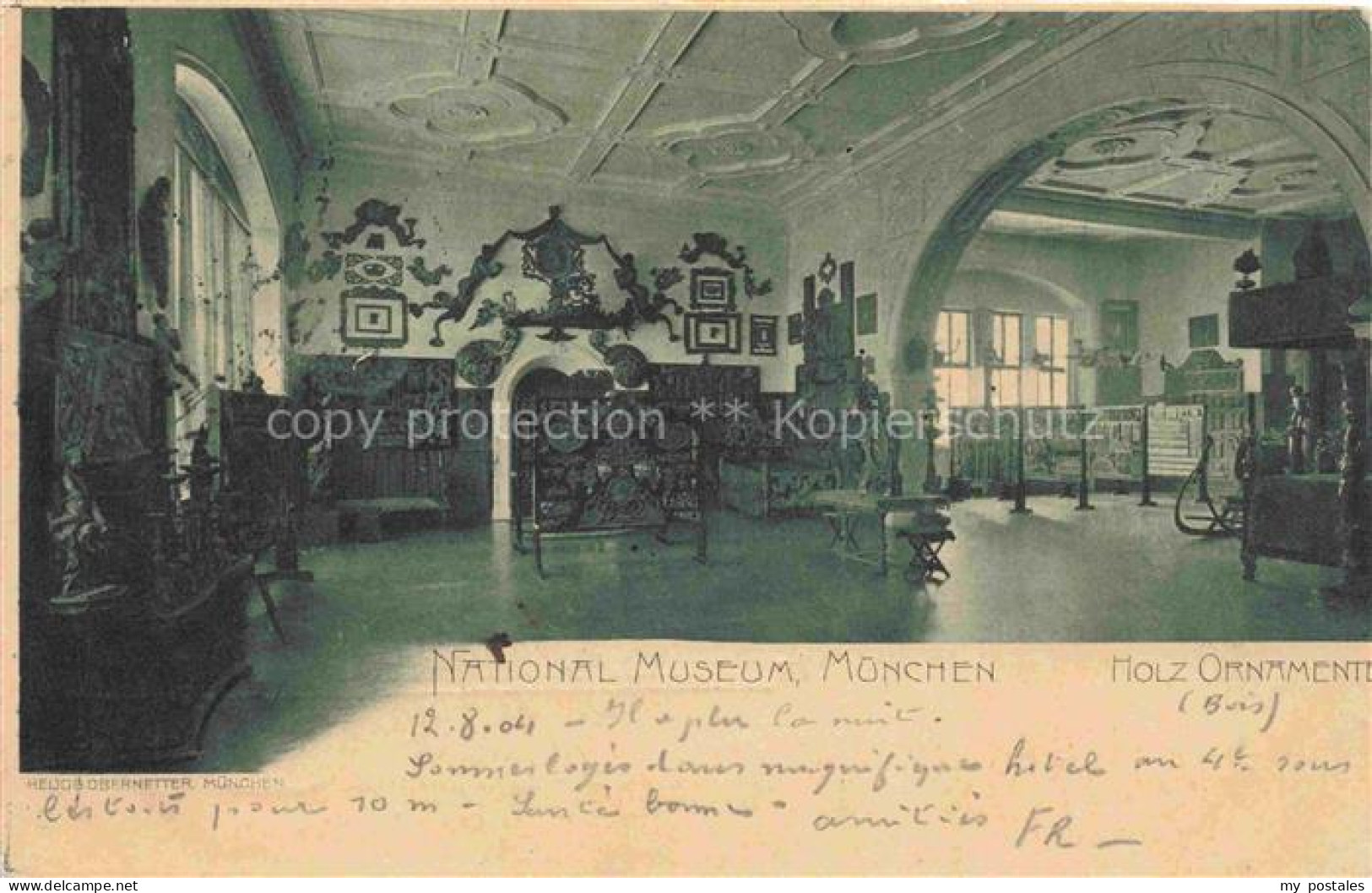 MueNCHEN  Bayern National Museum Muenchen Holzornamente