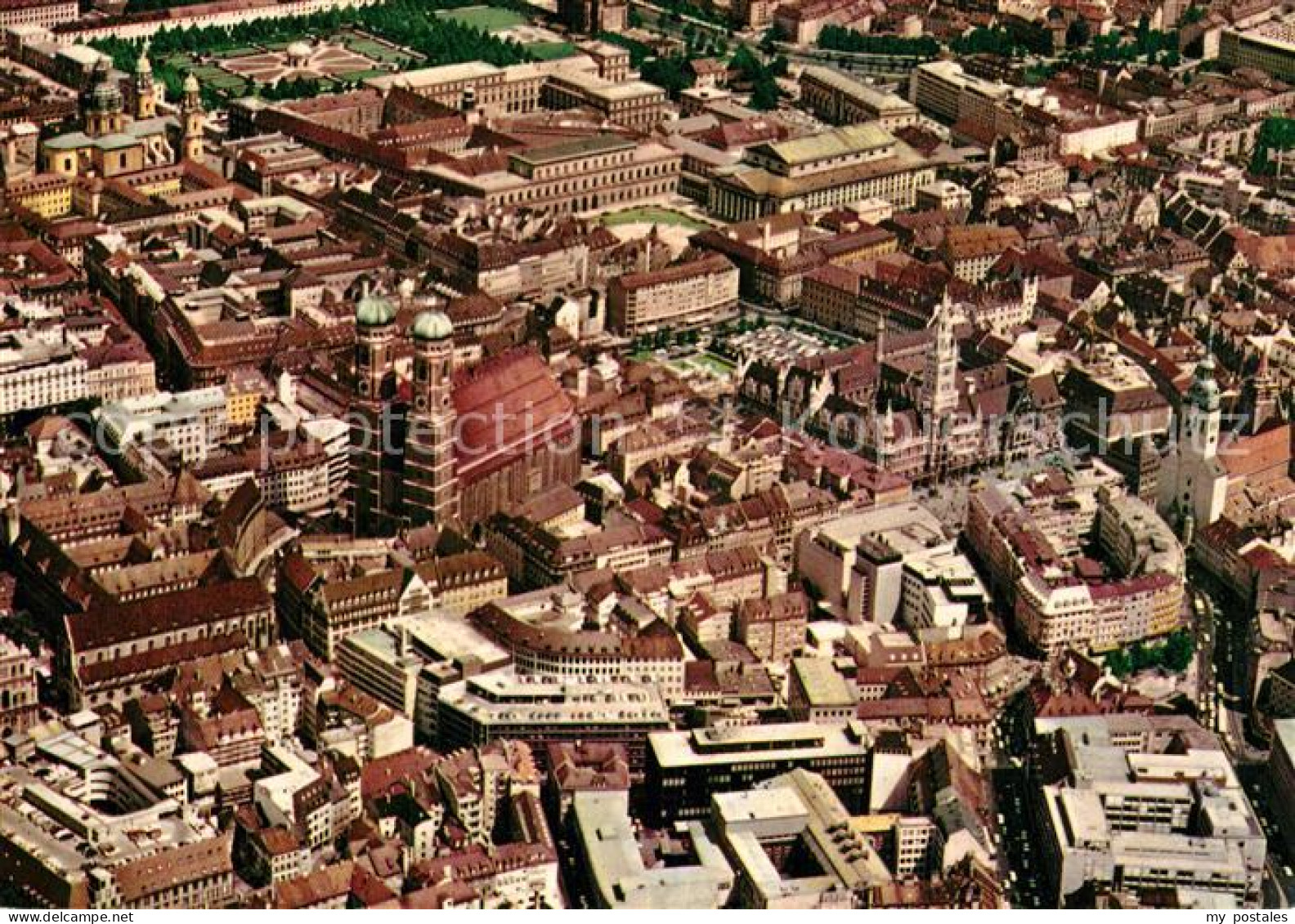 Muenchen Fliegeraufnahme City