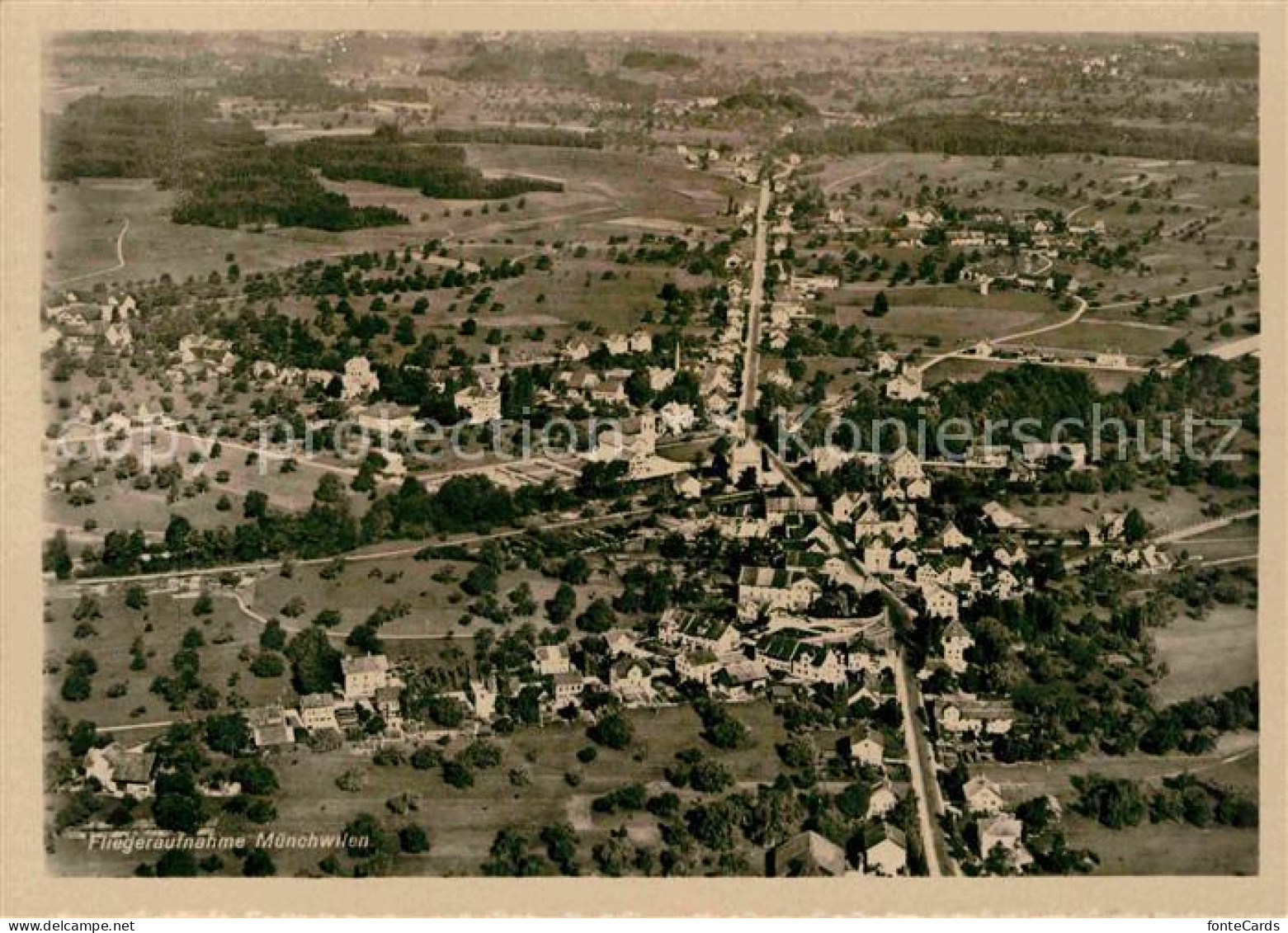 Muenchwilen TG Fliegeraufnahme