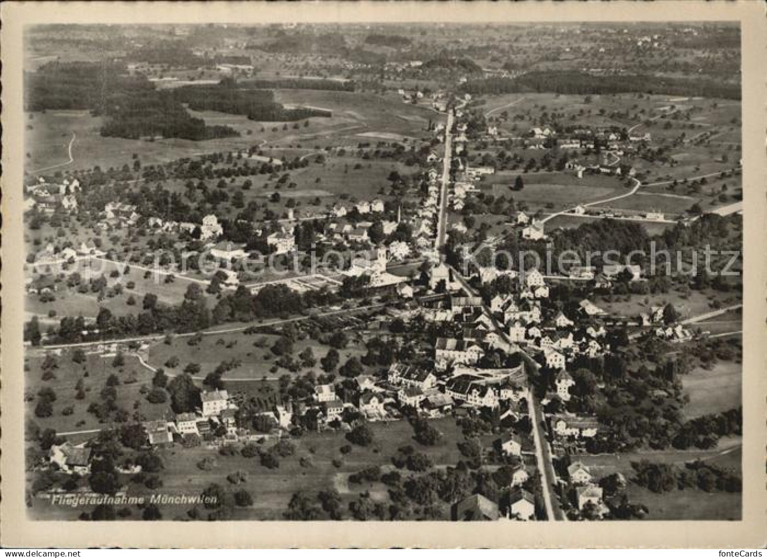 Muenchwilen TG Fliegeraufnahme
