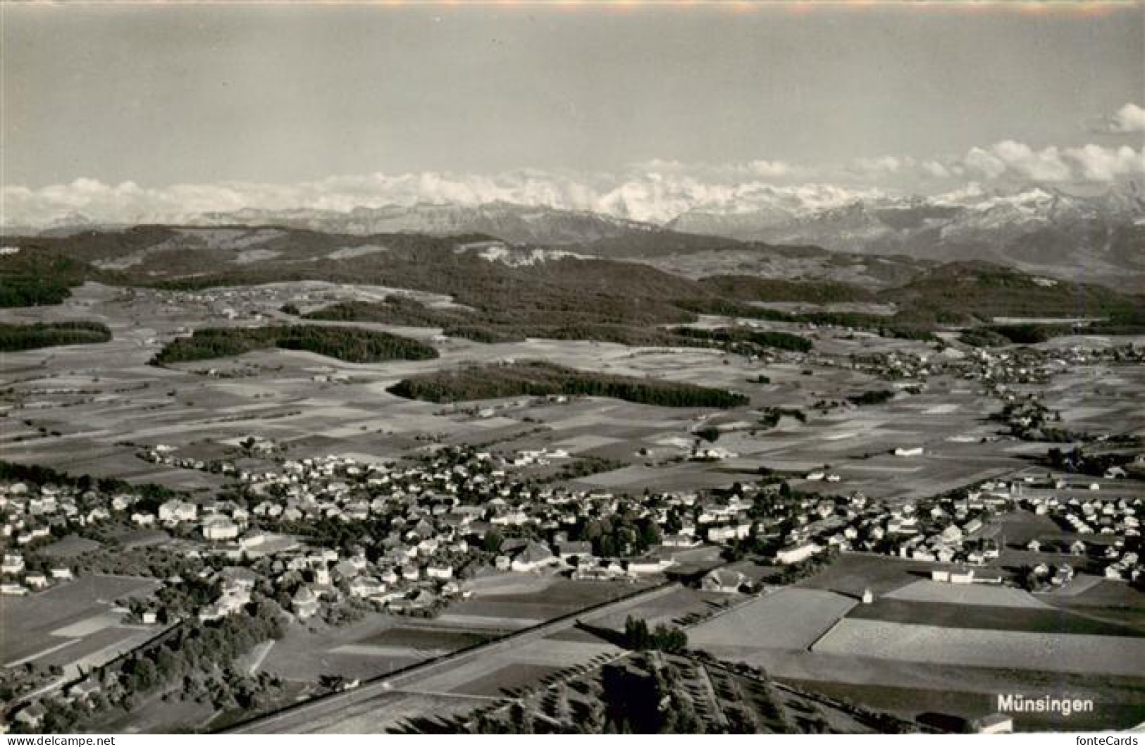 Muensingen Konolfingen BE Fliegeraufnahme
