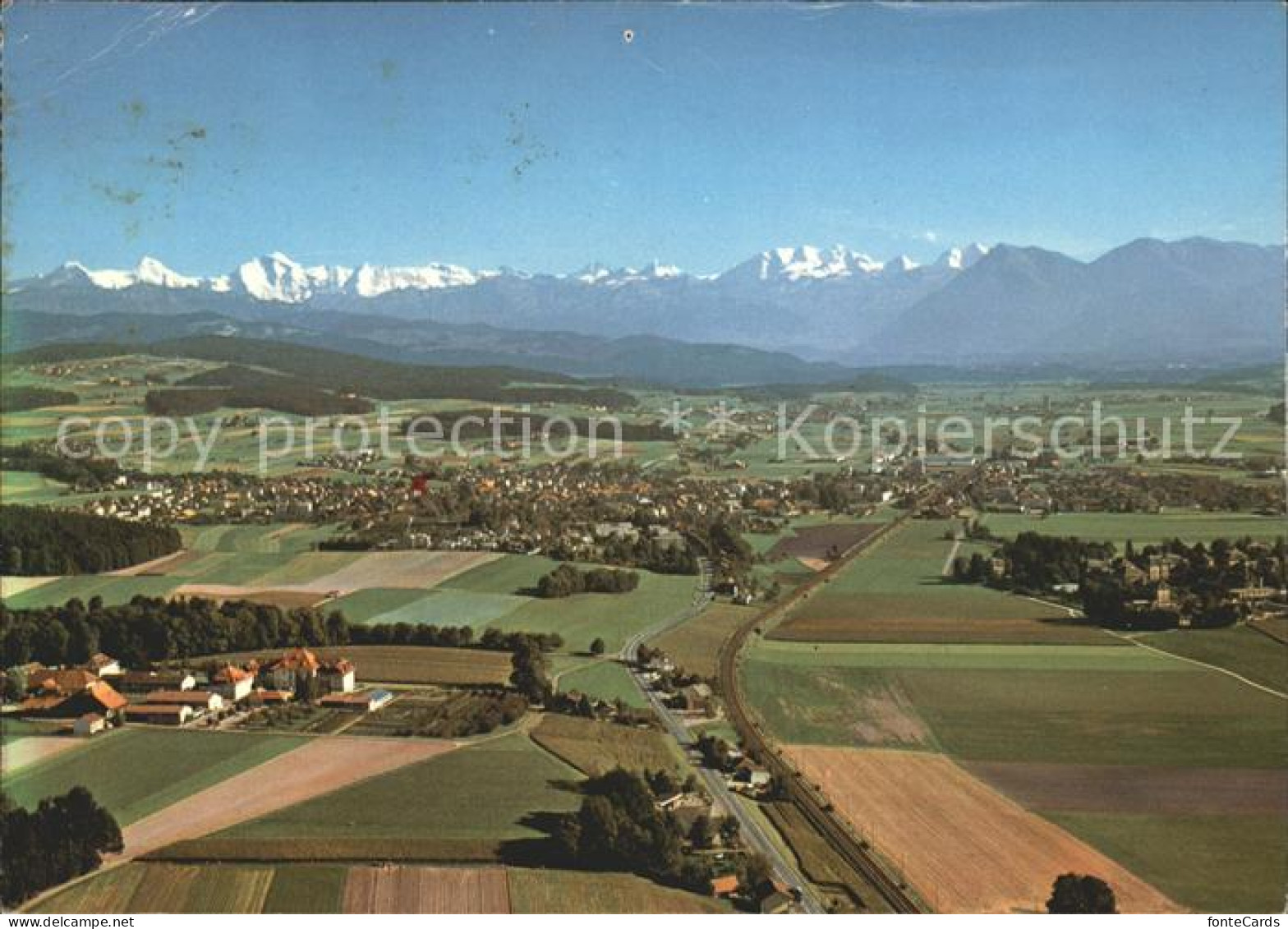 Muensingen Konolfingen Fliegeraufnahme