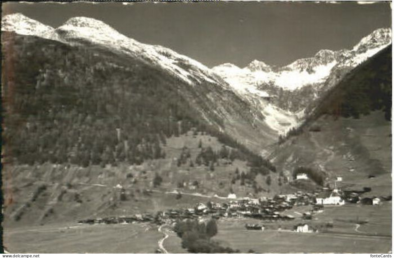 Muenster GR Muenster Firrenhorn ungelaufen ca. 1955
