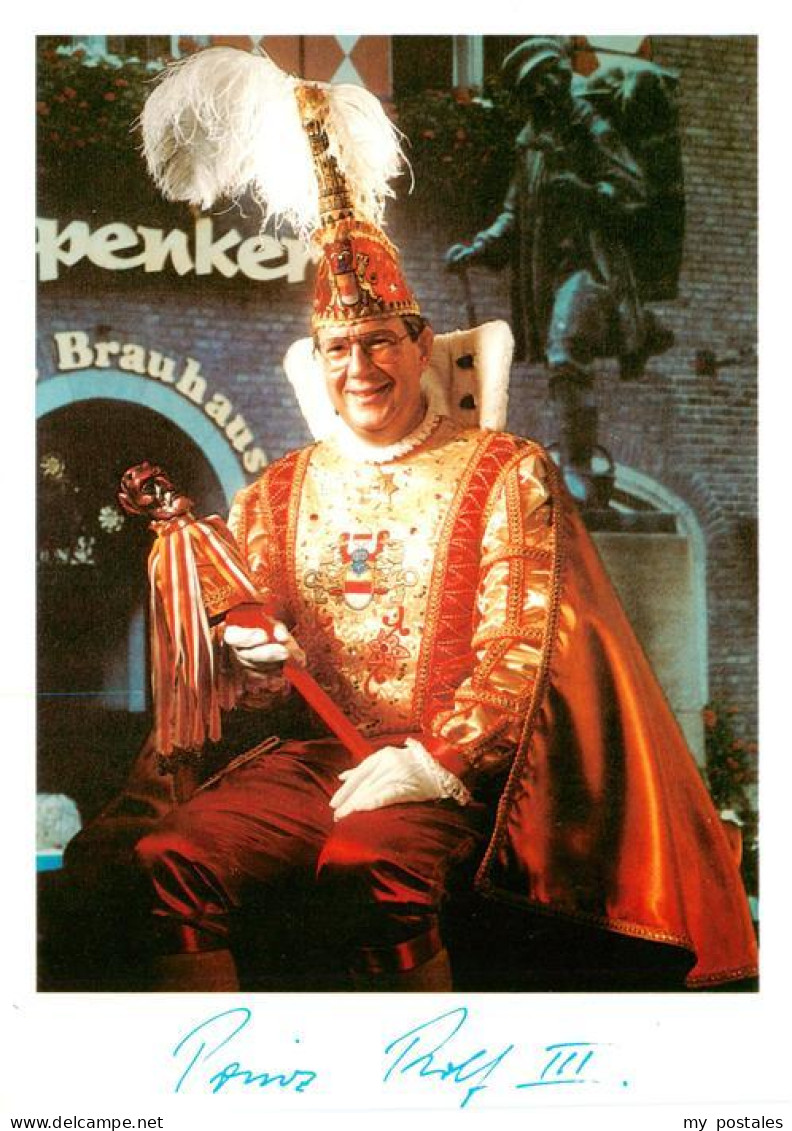 Muenster  Westfalen Karneval Prinz Rolf III