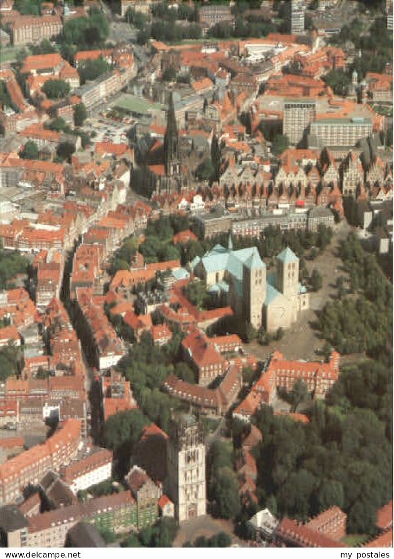 Muenster Westfalen Muenster Kirche Dom Fliegeraufnahme  x 1998