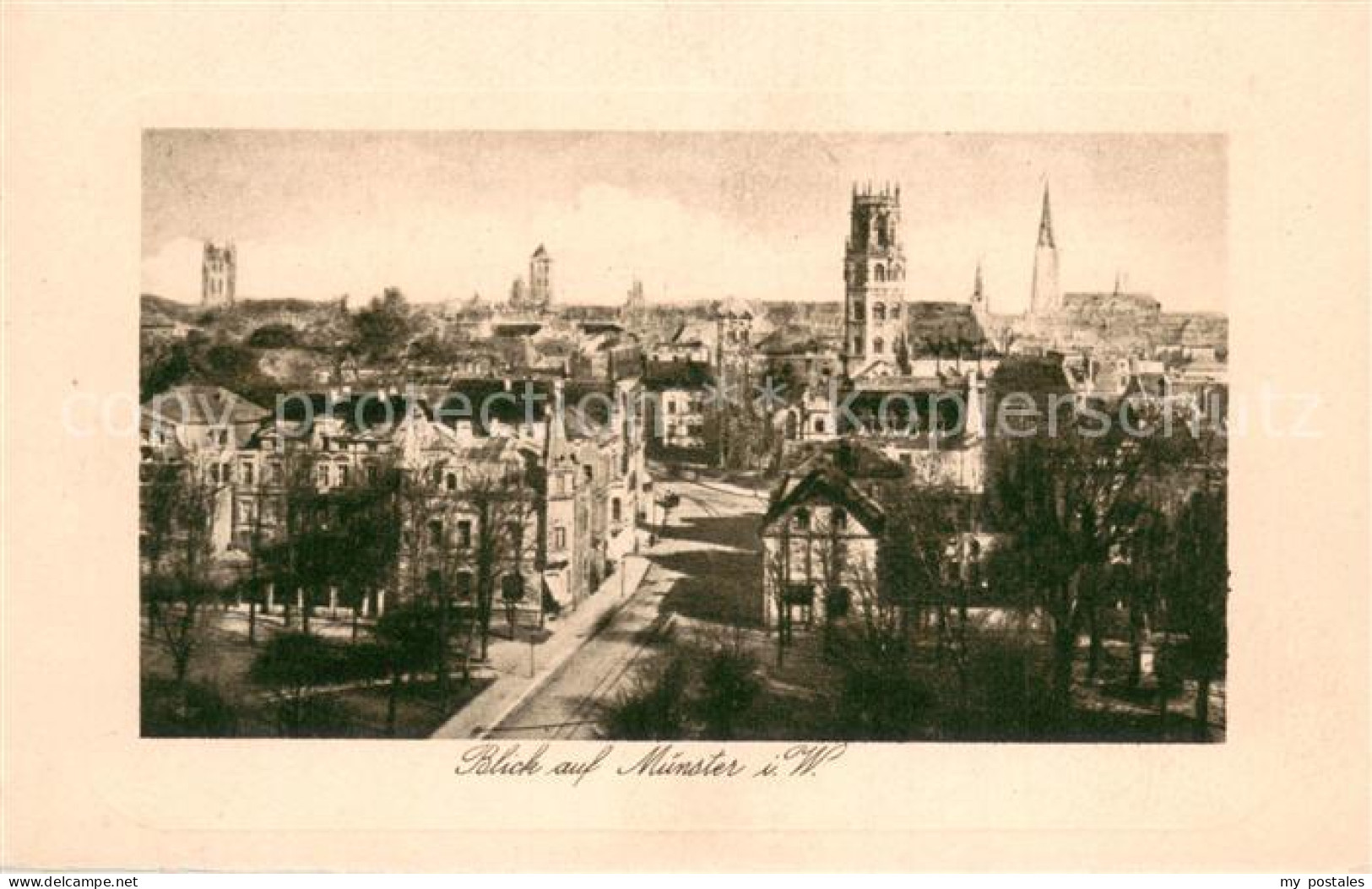 Muenster Westfalen Teilansicht