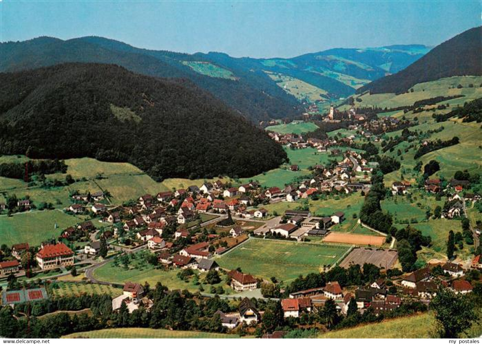 Muenstertal  Schwarzwald Fliegeraufnahme