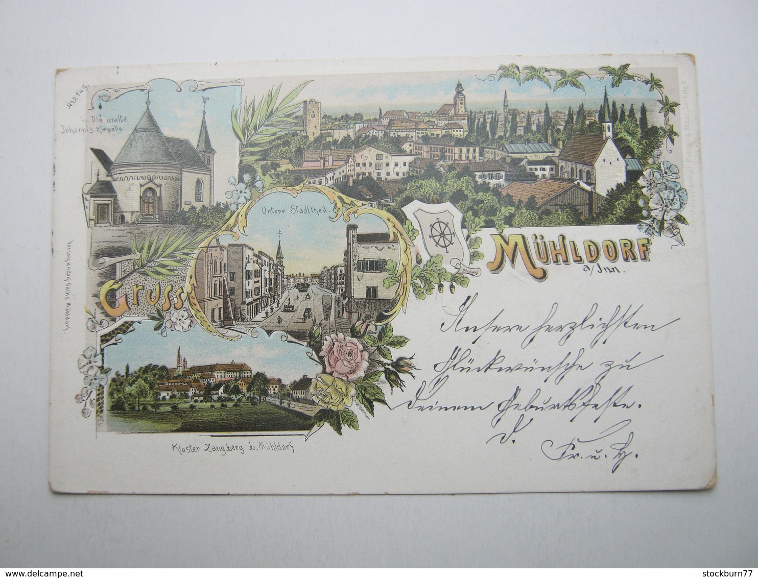 MÜHLDORF, Schöne Karte 1898