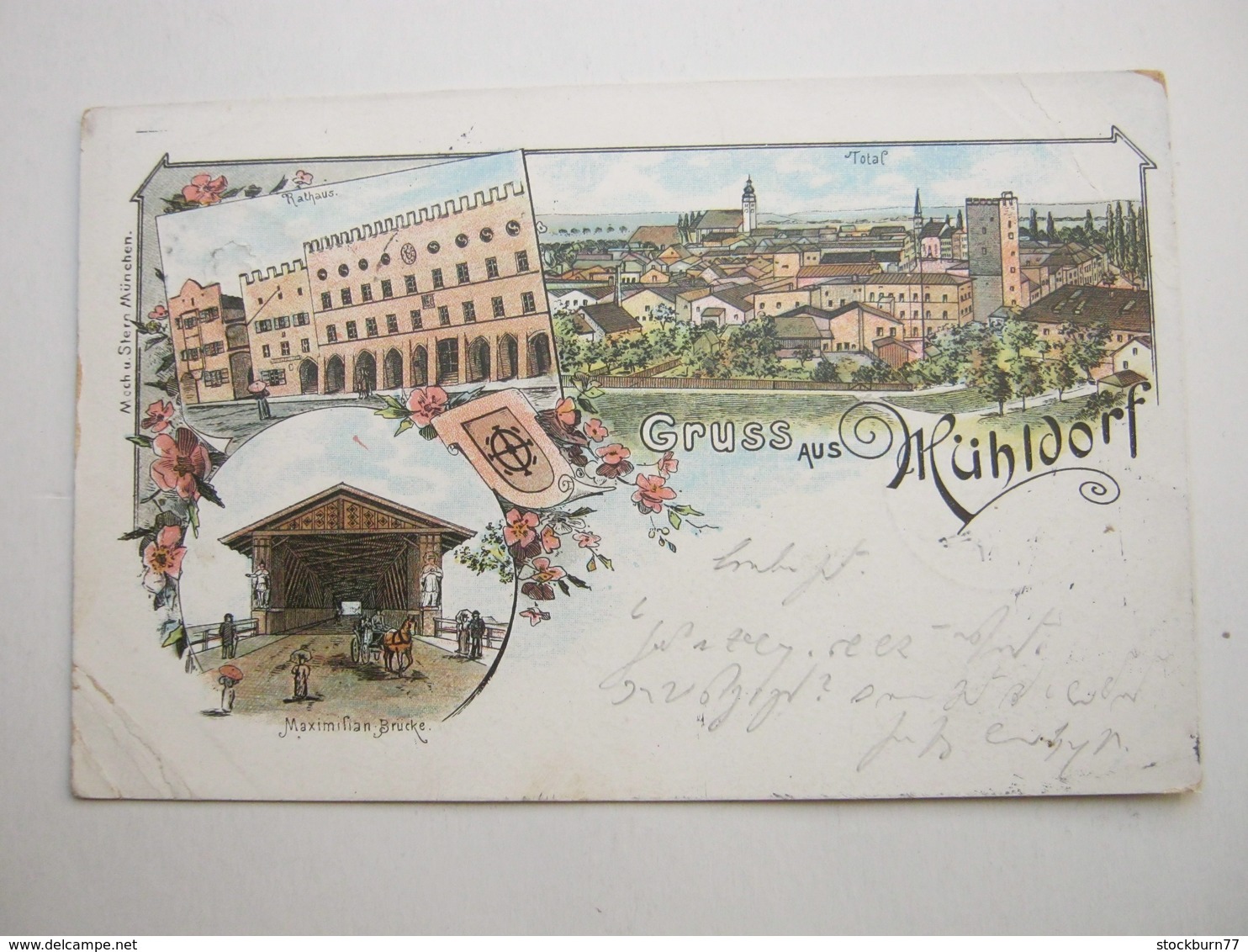 MÜHLDORF    Schöne Karte  um 1897