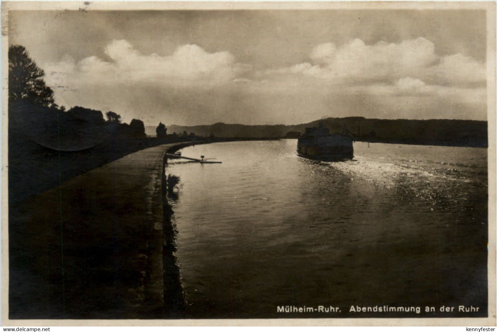 Mülheim-Ruhr, Abendstimmung an der Ruhr