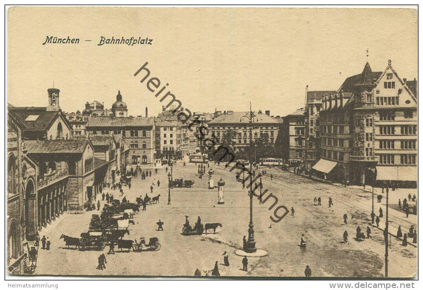 München - Bahnhofplatz - Verlag Ottmar Zieher München