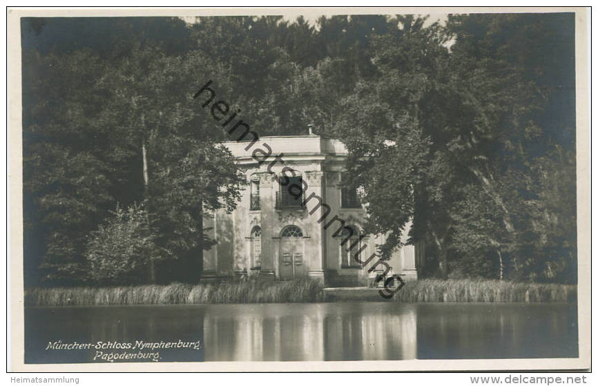 München - Schloss Nymphenburg - Pagodenburg - Foto-AK - Verlag Ottmar Zieher München
