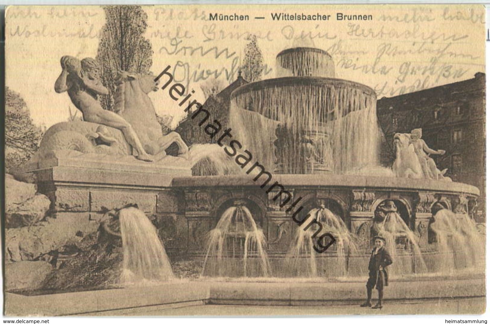 München - Wittelsbacher Brunnen - Verlag Ottmar Zieher München