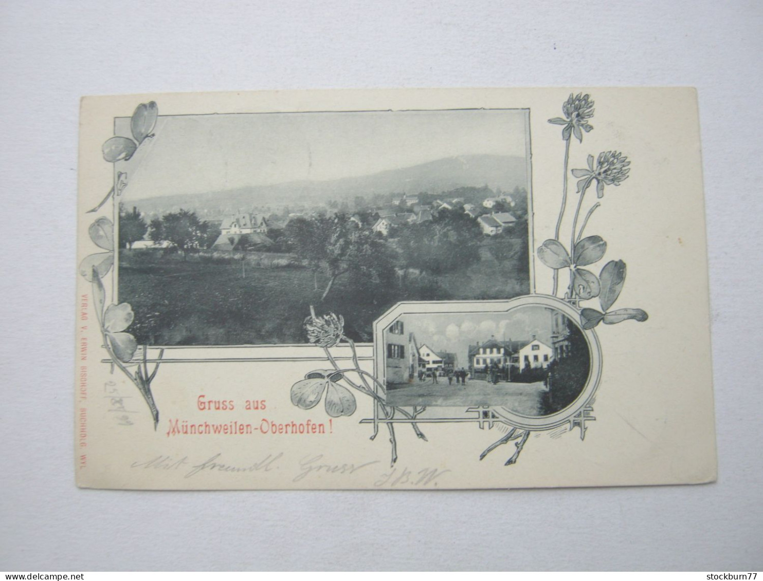 Münchweilen - OBERHOFEN ,   ,Schöne Karte um 1899