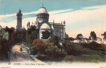 A614 Algeria Algiers Alger Notre Dame d'Atrique postcard