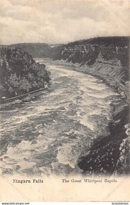 A899 US Niagara Falls Great Whirlpool Rapids vintage postcard