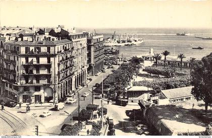 A960 Algeria Alger Algiers Boulevard Carnot RPPC vintage postcard