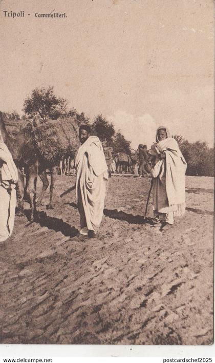 B81027 tripoli commellieri types  libia lybia  front/back image