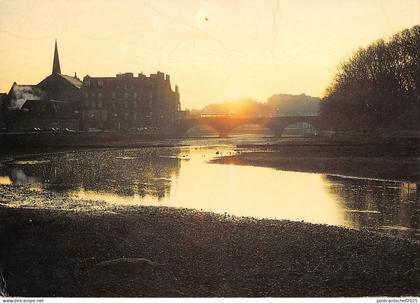 B97538 sunrise over wick  caithness  scotland