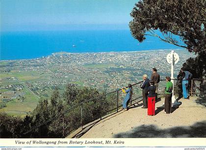 BR101912 view of wollongong from rotary lookout mt keira   australia