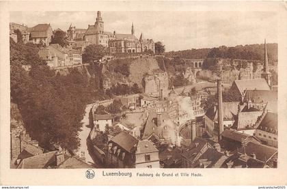 Br35791 Luxembourg Faubourg du Grund et Ville Haute luxembourg