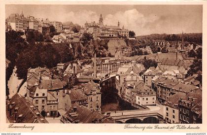 Br35793 Luxembourg Faubourg du Grund et Ville Haute luxembourg