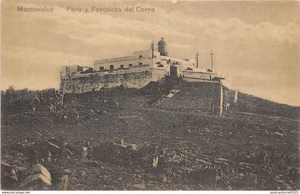 BR62360 montevideo faro y fortaleza del cerro uruguay