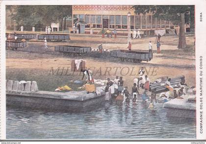 CONGO - Kikwit, Compagnie Belge Maritime du Congo, Postcard 1922