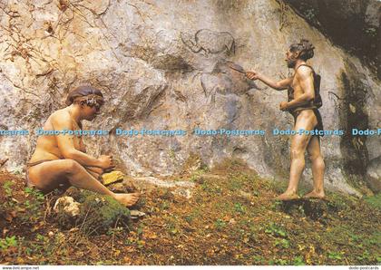 D002234 Prehisto Parc. Tursac Les Eyzies. Les peintres Prehistoriques. Dordogne