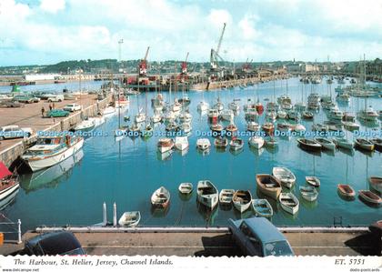 D038456 Jersey. Channel Islands. St. Helier. The Harbour. Bamforth