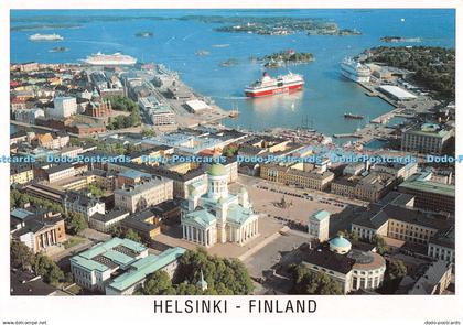 D097294 Helsinki. Finland. Suomi. Finland. South Harbour and Cathedral. Pentti H