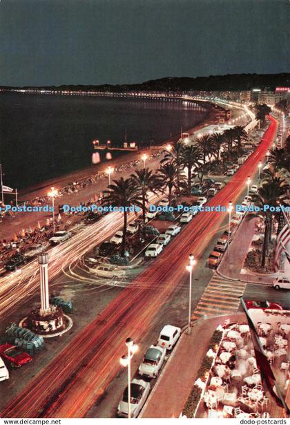 D127550 La Cote d Azur Nice La Promenade des Anglais la Nuit Mar Giovanni Trimbo
