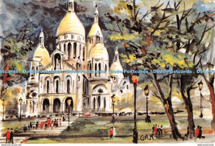 D128796 No 14 Paris Montmartre Le Sacre Coeur Atelier Montsalvat lEcluse