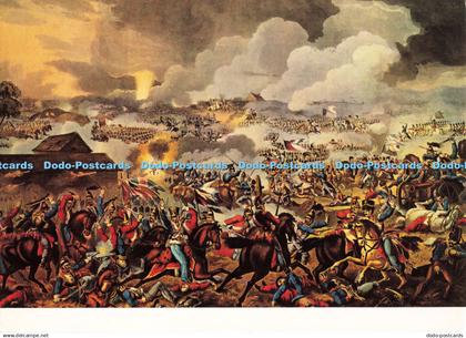 D136757 Waterloo Contre attaque de la Cavalerie Anglaise Thill Nels