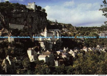 D140137 Sur le Causse de Gramat Rocamadour Lot Ancienne ville forte celebre depu