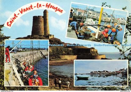 D166005 Saint Vaast la Hougue. Le Port. Le Goubey. Multi View