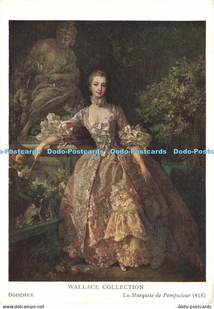 D169022 Wallace Collection. La Marquise de Pompadour. Boucher. Fine Art Engraver