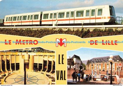D205548 Lille France Le Metro de Lille Le Val Stations Republique et Rihour Mage