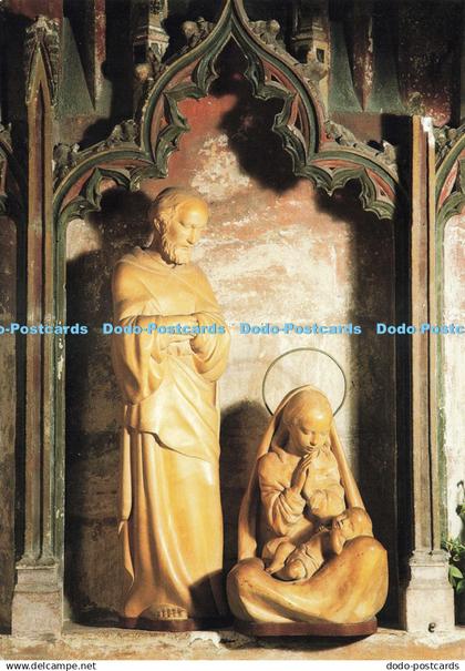 D245433 Wells Cathedral Statues of the Holy Family Jarrold