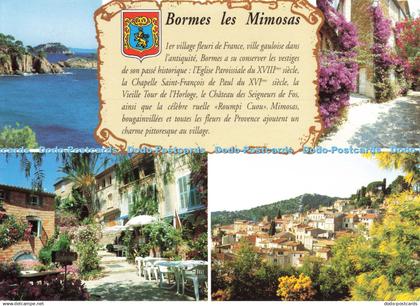 D247535 Bormes les Mimosas Historique du ler Village Fleuri de France Aris Multi